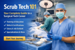 A complete and reader friendly guide on Scrub Tech careers including skills, education paths, salary insights, specializations, and real life responsibilities. Learn how to become a Scrub Tech with expert clarity and helpful next steps.