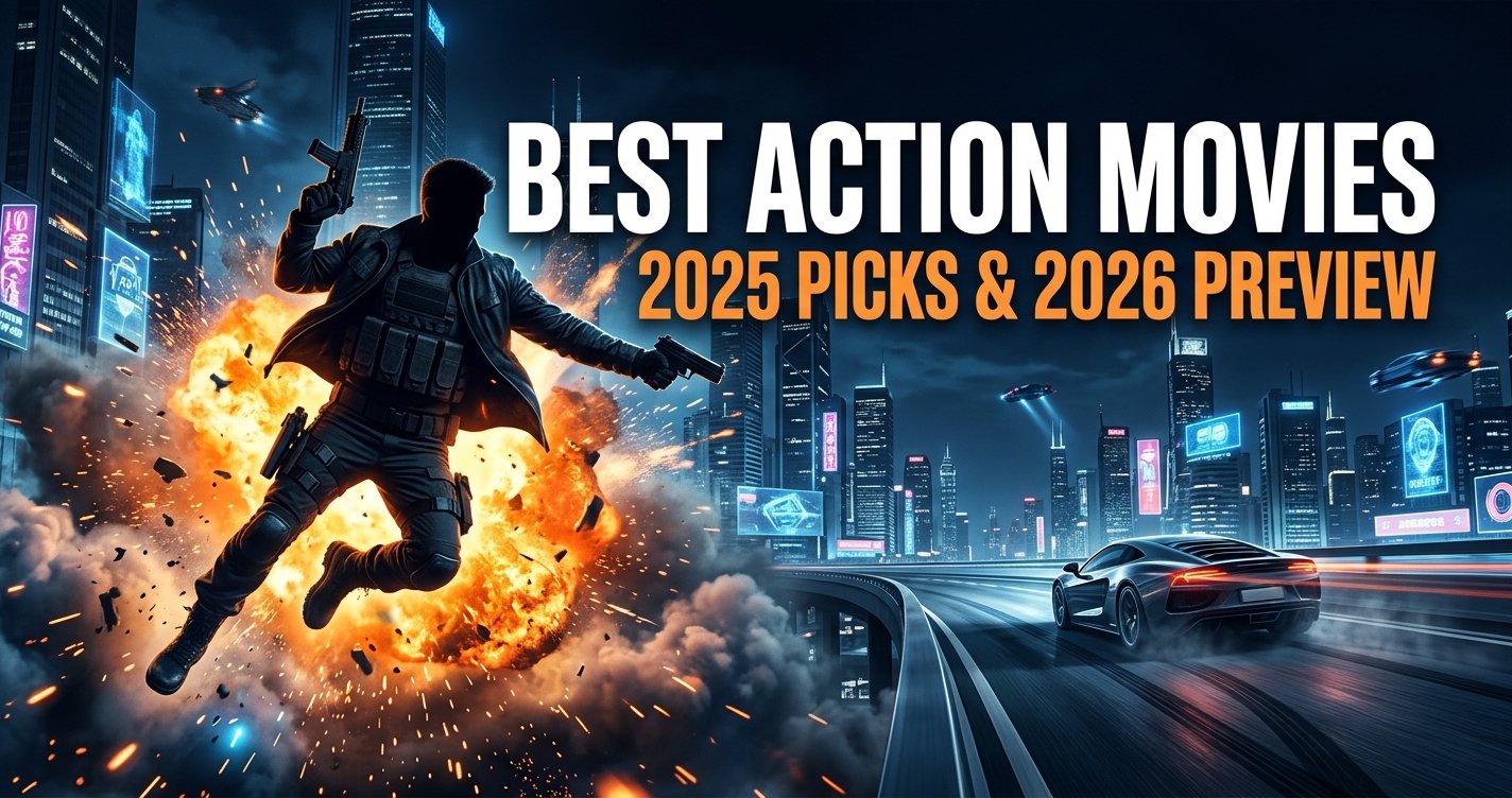 Best action movies of 2025 and upcoming action movies of 2026 with a cinematic action scene